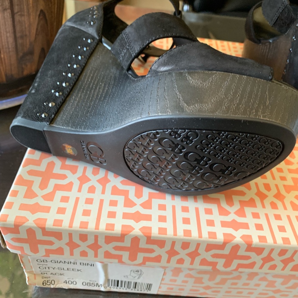 GIANNI BINI SANDALS WEDGES - Picture 6 of 6